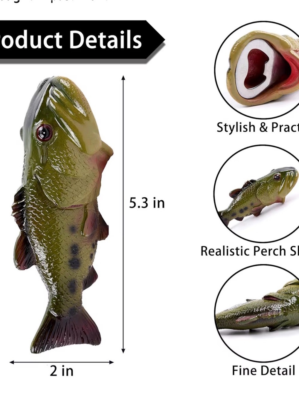 Bass Bottle Opener